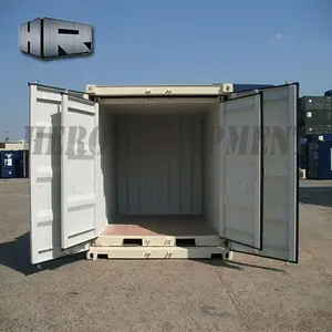 Tamanho Personalizado Mini Caixa Pequeno Cubo Shipping Container Fabricante Porta Dupla Mini Recipiente Para Venda
