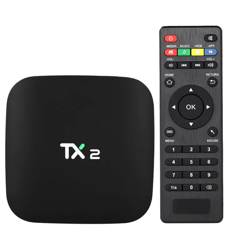 Tanix TX2 R2 RK3229 Caixa de TV Android 6.0 GB de RAM + 16 2GB ROM 2.4G WiFi 100Mbps BT2.0