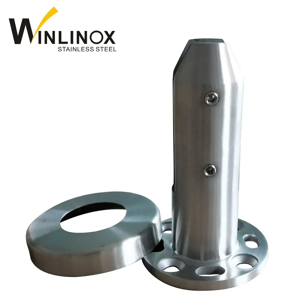 Winlinox inox מרפסת מעקה זכוכית ללא מסגרת, אבזרי מעקה