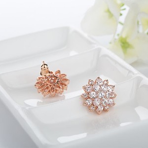 teemi è aumentato in oro <span class=keywords><strong>rosa</strong></span> placcato <span class=keywords><strong>di</strong></span> lusso ottimo taglio chiaro zirconi donne san <span class=keywords><strong>valentino</strong></span> dono gioielli fiore orecchini - Product Image 6