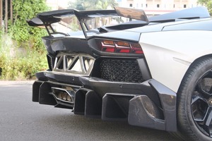 Di vuoto In Fibra di Carbonio <span class=keywords><strong>Aventador</strong></span> LP700-4 Posteriore Paraurti Auto per <span class=keywords><strong>Lamborghini</strong></span> <span class=keywords><strong>Aventador</strong></span> 11-15 - Product Image 5