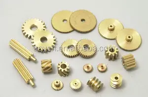 small brass gears