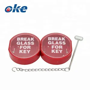 Fire Alarm Break Glass for Key with Hammer