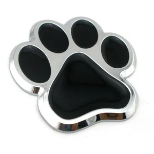 chrome color logo with dog paw print logo gifts