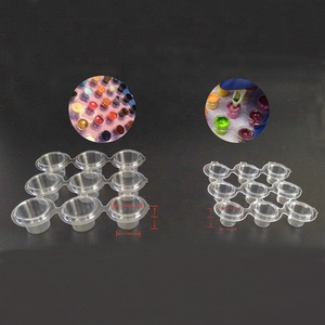 Tattoo Phụ Kiện Cung Cấp Dùng Một Lần Nhựa Tattoo Ink Cups Microblading Pigment Cup/Cap Dụng Cụ Trang Điểm Vĩnh Viễn Keo/Ink Holder - Product Image 2