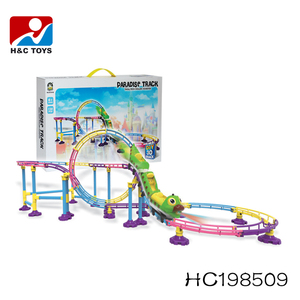 Niños loco pilas <span class=keywords><strong>pista</strong></span> mini paraíso Roller Coaster juguetes con tren HC198511 - Product Image 3