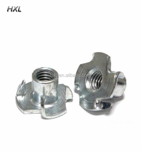 DIN1624 M3 M4 <span class=keywords><strong>M5</strong></span> M6 M8 <span class=keywords><strong>Tee</strong></span> Nut Với Bốn Ngạnh Gỗ Chèn Bốn Claw Nut - Product Image 3