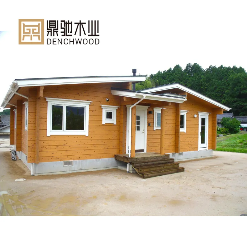 Denchwood Finland Log Home Real Estate Kit Komes Made in China