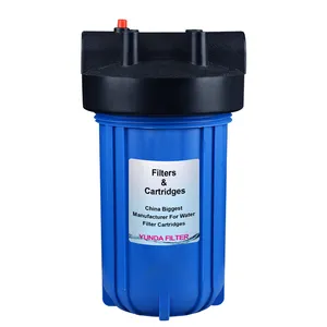 10 Inch Water Filter Behuizing Zo Veilig Waterfilter Eentraps Grote Blauwe Enkel Water Filter Cartridge Behuizing