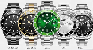 Orologi da <span class=keywords><strong>Uomo</strong></span> di Lusso Bicolore con Movimento Giapponese al Quarzo, Orologi Subacquei da <span class=keywords><strong>Uomo</strong></span> in Acciaio Inossidabile 45MM - Product Image 5