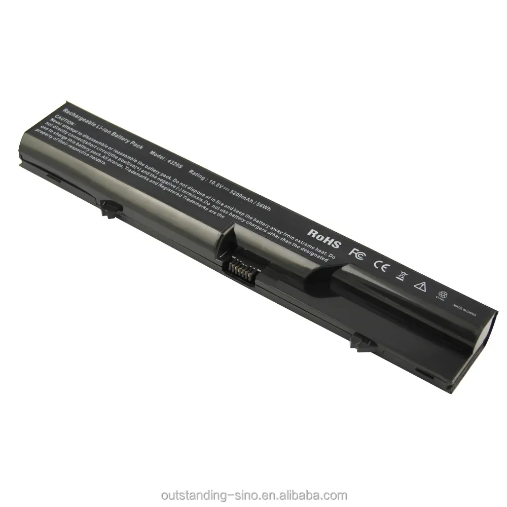 10.8/11.1V 5200mAH Replacement laptop battery for HP Compaq 320 321 325 326 420 421 620 621 ProBook 4000 Series