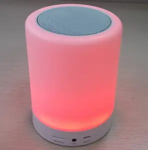 Hot sale Gift and Promotion Smart touch sensor led lamp BT speaker