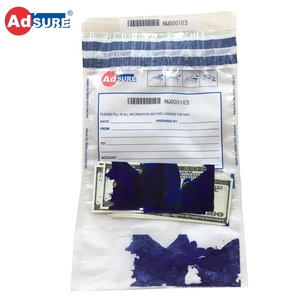 Nhựa bằng chứng túi/tùy chỉnh thoáng khí thấm tiền gửi ngân hàng túi/an ninh giả mạo túi bằng chứng - Product Image 5