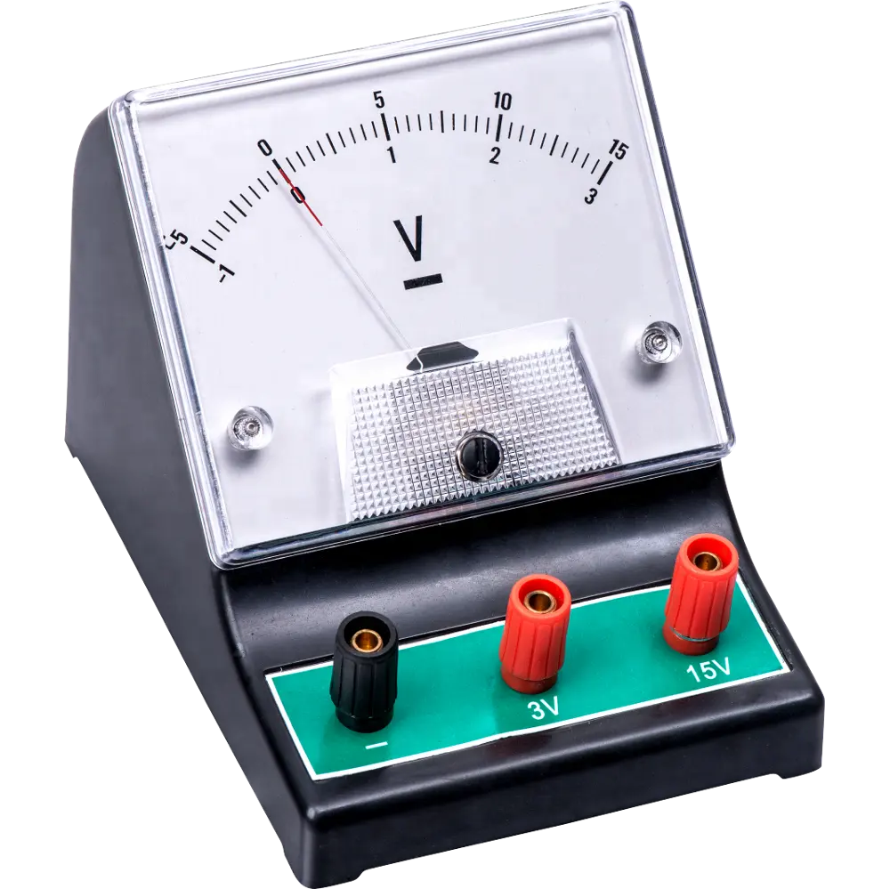 Voltmètre analogique DC pour étudiant, appareil de mesure pour l'éducation