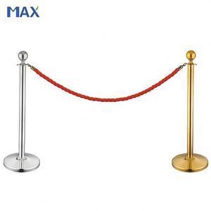 عمود حاجز من الفولاذ المقاوم للصدأ للتحكم في الحشود مع حزام قابل للسحب - Product Image 5