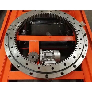 Electric <strong>rotating</strong> scissor <strong>lift</strong> <strong>table</strong> motor SLWCT 1000kg powered ce 12 months ral1023 tracffic yellow - Product Image 5