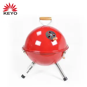 Bbq Drie Benen Barbeque Bal Vormige Grill Ontwerp Mini Houtskool Voetbal Grill Bbq Barbecue