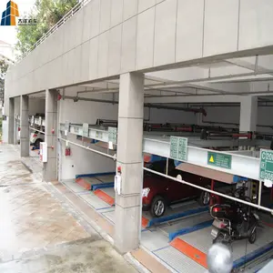 बहु स्तर 4 मंजिल स्वचालित पार्किंग प्रणाली स्मार्ट कार पार्किंग उपकरण