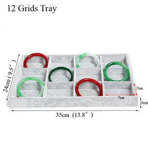 Jewelry Tray Storage Box Watch Holder Necklace <strong>Ring</strong> Earrings Pendant Display Organizer <strong>Plate</strong> - Product Image 6