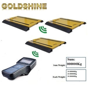 매우 얇은 무게를 다는 알루미늄 합금 바퀴 짐 차축 트럭 휴대용 차량 가늠자 - Product Image 3