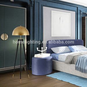 Lámpara de pie de tres patas, JLF-3092 Hotel, simple, redonda, con pantalla única de metal - Product Image 3