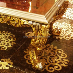 OE-FASHION luxe feuille d'or palace royal roi français <span class=keywords><strong>style</strong></span> français salon <span class=keywords><strong>table</strong></span> basse/<span class=keywords><strong>table</strong></span> d'appoint en bois - Product Image 2