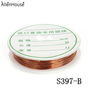 2025,0.3mm金銅銀ラウンド銅ビーズワイヤージュエリー作り用 - Product Image 6