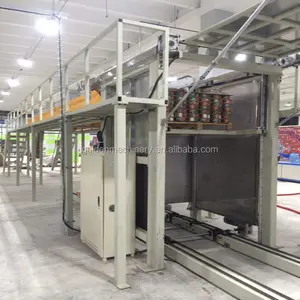 Automatic Magnetic DePalletizer machine empty tin can packing Palletizer Equitment