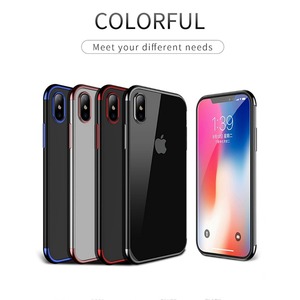 <span class=keywords><strong>2017</strong></span> Ultra Mince Mobile Téléphone Soft Case COQUE Arrière en TPU Avec Placage Cadre Pour <span class=keywords><strong>iPhone</strong></span> X 10 <span class=keywords><strong>8</strong></span> <span class=keywords><strong>8</strong></span> Plus - Product Image 2