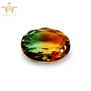 Moda al por mayor <span class=keywords><strong>verde</strong></span> menta turmalina piedras preciosas para la joyería de los pendientes - Product Image 5