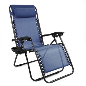 Chaises d'extérieur pliables et inclinantes légères, support de gobelet, fauteuil de terrasse, zéro gravité, offre spéciale - Product Image 1