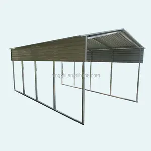 Carport Logam Luar Ruangan untuk Mobil/Garasi Carport Bangunan Baja 6X 6x3m