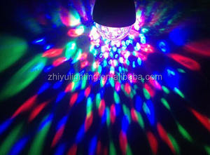 गर्म बेच b22/e27 क्रिस्टल घूर्णन एलईडी बल्ब - Product Image 2