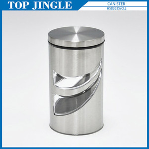 Ensemble de petits bidons à épices en métal hermétiques en forme de ligne argentée moderne - Product Image 2