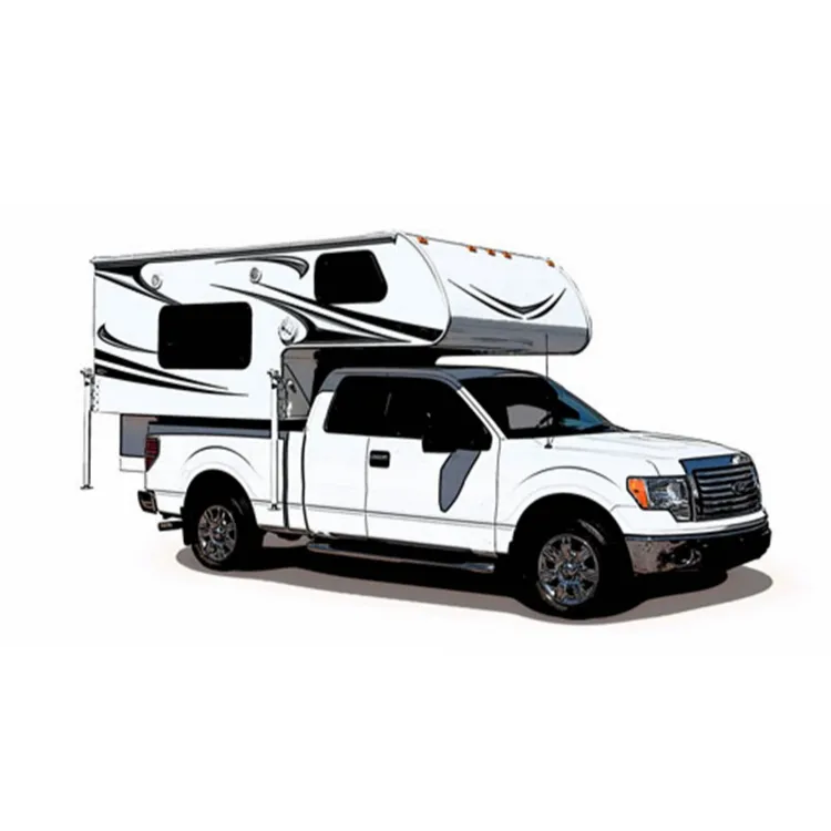 Overland Chất Lượng Cao Tầng Cứng RV Camper Rơ Moóc Để Bán