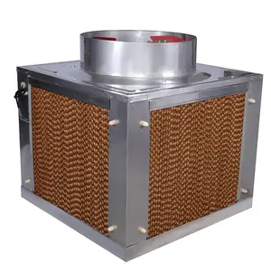 10588 cfm portable air cooler with metal or plastic body, evaporative cooling system