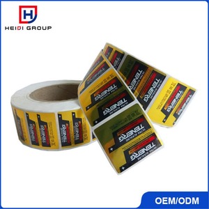 Etiquetas adhesivas de batería personalizadas, película retráctil PET, embalaje de batería - Product Image 2
