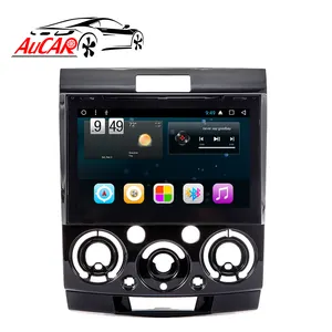 AuCAR 8 "Android 10.0车载收音机视频多媒体播放器触摸屏GPS导航PX4 IPS For Mazda BT50 BT-50 BT 50 2006-2011
