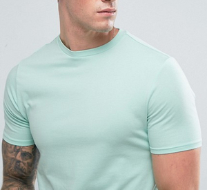 Importatori di magliette cinesi senza <span class=keywords><strong>nome</strong></span> maglietta di base in verde chiaro - Product Image 3
