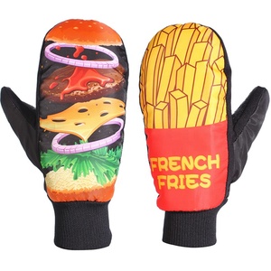 Thermal Ski Gloves Winter Fleece Waterproof Snowboard Motorcycle Skiing Gloves Sportswear <strong>Adult</strong> Kids Snow <strong>Mittens</strong> - Product Image 1