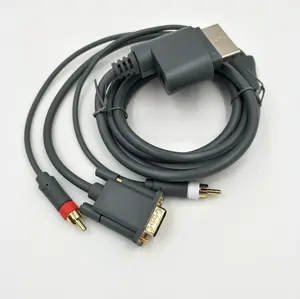 Hd Vga Kabel Voor Xbox 360 Av Kabel + Rca Naar 3.5Mm Stereo Audio Adapter Kabel Voor Xbox360