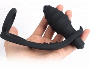 Chaude Populaire Cock Ring 10 Vitesses Prostate Masseur <span class=keywords><strong>Gay</strong></span> Anal Vibrateur Plug Adulte Jeux <span class=keywords><strong>Érotique</strong></span> Jouets Pour Hommes - Product Image 5