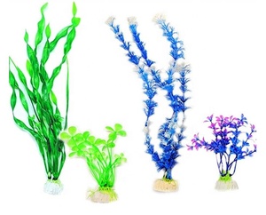 Plante aquatique en plastique, Simulation de l'herbe pour Aquarium, poissons décorative et accessoires - Product Image 3