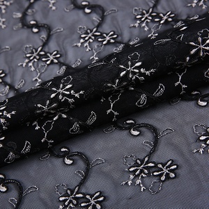 HA-15753 Shaoxing Textile Fashion High Quality <strong>Cord</strong> Indian Dress Embroidery Fabric <strong>Net</strong> - Product Image 1