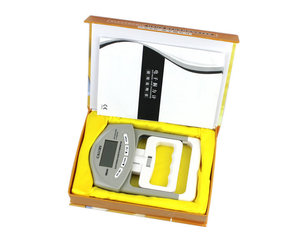 Eletrônico Digital Hand <span class=keywords><strong>Grip</strong></span> Held dinamômetros com display LCD para braços Muscle Training 90KG/200LB Capacidade - Product Image 6