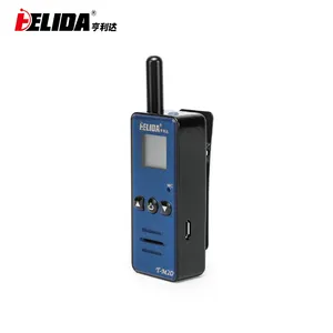 HELIDA T-M2D – MINI talkie-walkie bidirectionnel 400-520MHz, 100 miles, avec oreillette