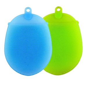 Spazzole da <span class=keywords><strong>bagno</strong></span> personalizzate in <span class=keywords><strong>Silicone</strong></span> morbido per bambini spugne e scrubber per il massaggio del corpo morbido e delicato lavaggio del <span class=keywords><strong>bagno</strong></span> - Product Image 1