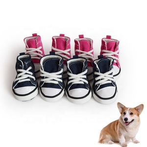 Heyri Pet vendita calda pet dog denim scarpe di tela all'ingrosso prezzo a buon mercato sport per il tempo libero impermeabile antiscivolo scarpe di tela per cani da compagnia - Product Image 3
