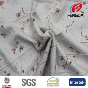 100% poliéster de punto impreso alcantara ante de la tela para sofá - Product Image 1