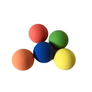 China Factory Bulk Selling Bright Color Natural Rubber Sports Training Ball
